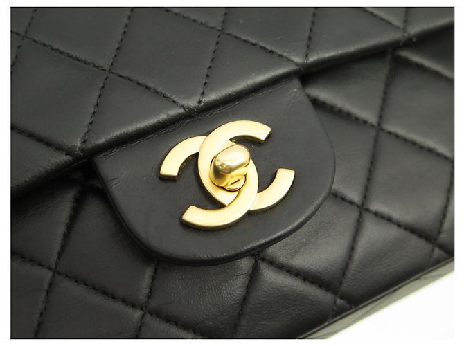Timeless BOLSO CHANEL CLASSIC 11.12 MEDIUM A01112 CUERO MATELASSÉ NEGRO - vista 5