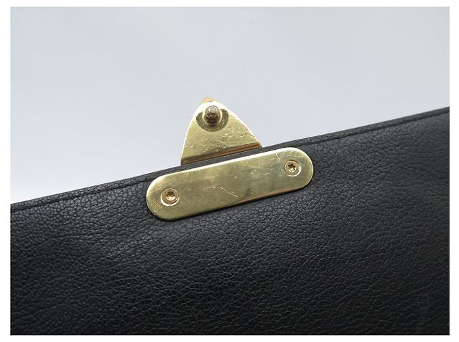 BORSA LOUIS VUITTON MARCEAU M46126 IN TELA MONOGRAM & PELLEGRO NERO Marrone - vista 13