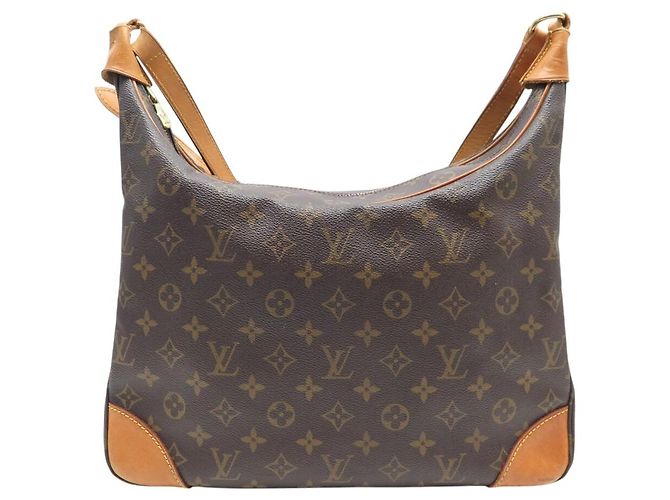 BOLSA LOUIS VUITTON BOULOGNE 35 M51260 em Canvas Monogram com Alça de Ombro Marrom - vista 3