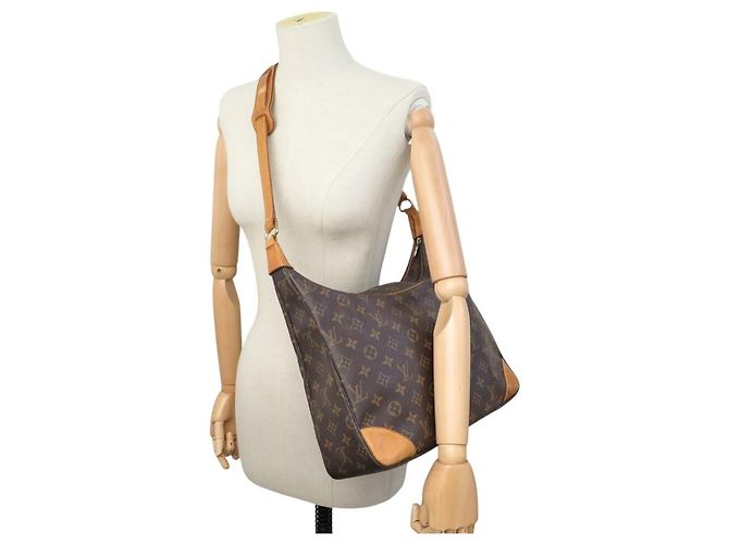 BOLSA LOUIS VUITTON BOULOGNE 35 M51260 em Canvas Monogram com Alça de Ombro Marrom - vista 6