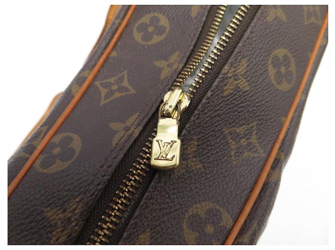 BOLSA LOUIS VUITTON BOULOGNE 35 M51260 em Canvas Monogram com Alça de Ombro Marrom - vista 8