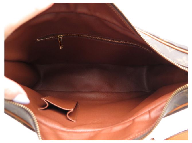 BOLSA LOUIS VUITTON BOULOGNE 35 M51260 em Canvas Monogram com Alça de Ombro Marrom - vista 9