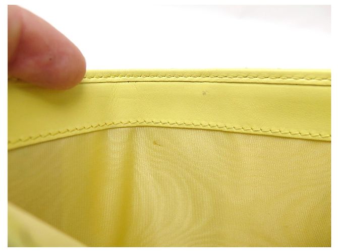PORTAFOGLIO GUCCI GG MARMONT PM 598629 IN PELLE GIALLA Giallo - vista 11
