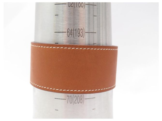 Hermès NUOVO BRACCIALE HERMES DE FORCE IN PELLE BARENIA T18 20 MANCHETTE CUFF BANGLE Marrone - vista 9