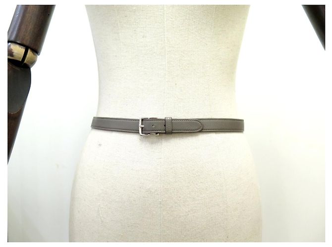 Hermès NEUES HERMES ETRIVIERE ARMBAND 4 SCHLINGEN T15.5 BIS 17 GRAUES LEDER ODER GÜRTEL T71 - Ansicht 14