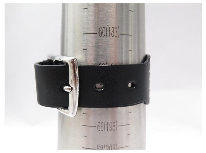 Hermès NUOVO BRACCIALE HERMES FORCE MANICOTTO FIBBIA PELLE VACCA HUNTER Nero - vista 7