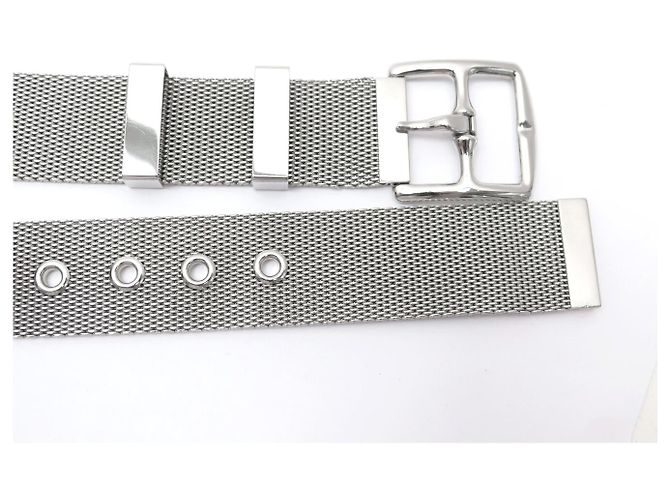 Hermès SELENE HERMES ETRIVIERE SILBERMETALL VENETIANISCHES GLIED T90 SILVER BELT - Ansicht 5