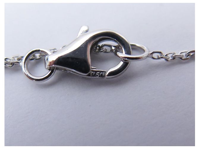 NUOVO COLLANA MESSIKA BUTTERFLY PM DIAMANTI 0.58CT ORO BIANCO 18K 3.6G Argento - vista 9