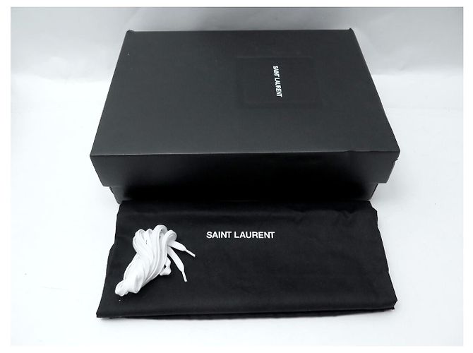 NEUE SAINT LAURENT ANDY GLITTER 590027 SNEAKER SCHUHE 39 Silber - Ansicht 14