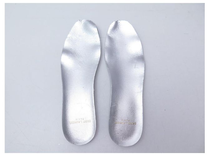 NEUE SAINT LAURENT ANDY GLITTER 590027 SNEAKER SCHUHE 39 Silber - Ansicht 9