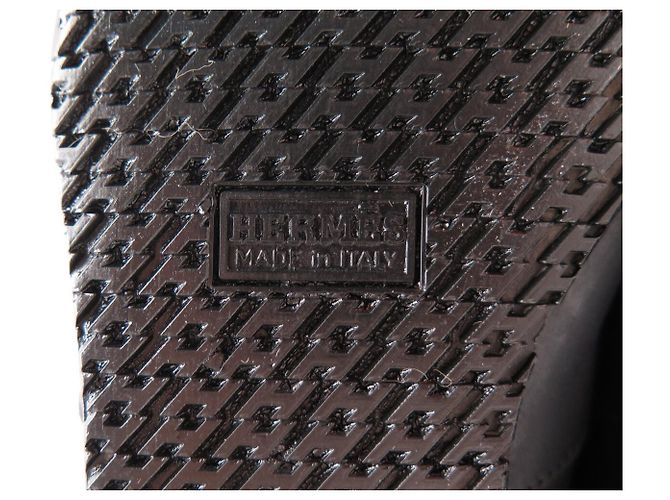 Hermès SNEAKERS HERMES TIE BREAK 43 IN PELLE E CAMOSCIO NERO - vista 7