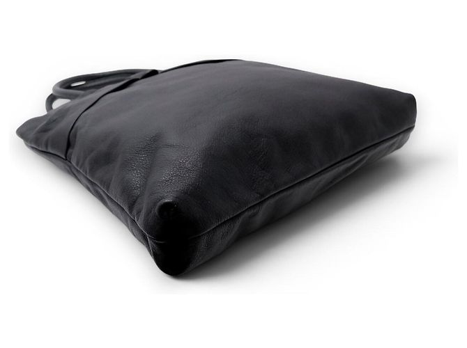 BORSA TOTE RED VALENTINO IN PELLE NERA CON NODO Nero - vista 3