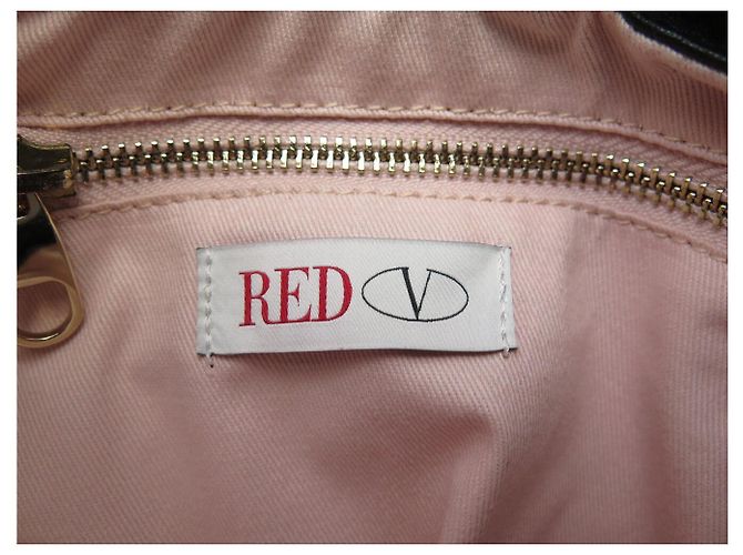 BORSA TOTE RED VALENTINO IN PELLE NERA CON NODO Nero - vista 7