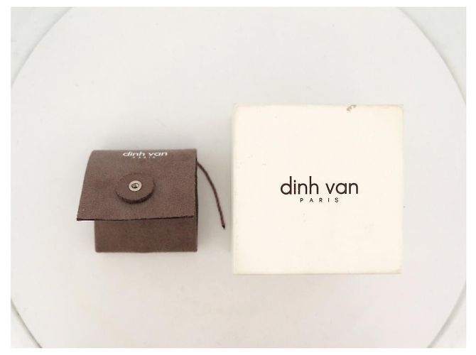 PENDENTE DINH VAN CROIX PERCEE ORO BIANCO 18K 2.8G WHITE GOLD CHARM PENDANT Argento - vista 11