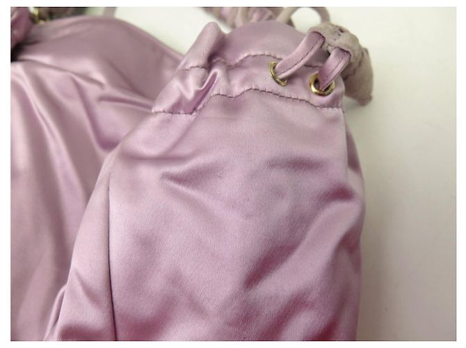 POCHETTE BOTTEGA VENETA 115808 SATIN ROSE VINTAGE - vista 11