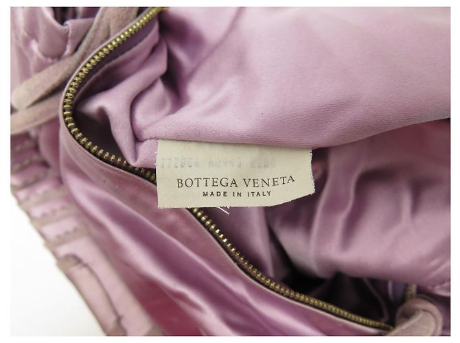 POCHETTE BOTTEGA VENETA 115808 SATIN ROSE VINTAGE - vista 7