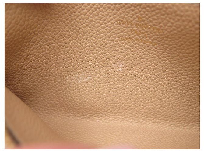 NEUER LOUIS VUITTON MONOGRAM EMPREINTE LEDERGELDBÖRSE Beige - Ansicht 17