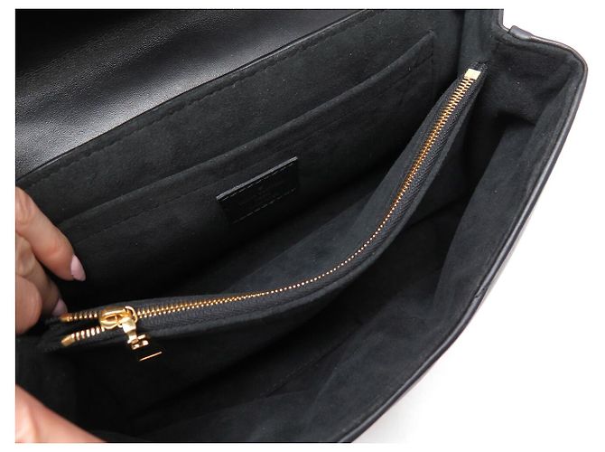 BOLSO LOUIS VUITTON NEW WAVE CHAIN MM M58552 EN CUERO NEGRO CON CORREA - vista 11