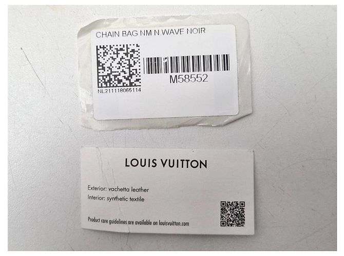 BOLSO LOUIS VUITTON NEW WAVE CHAIN MM M58552 EN CUERO NEGRO CON CORREA - vista 15