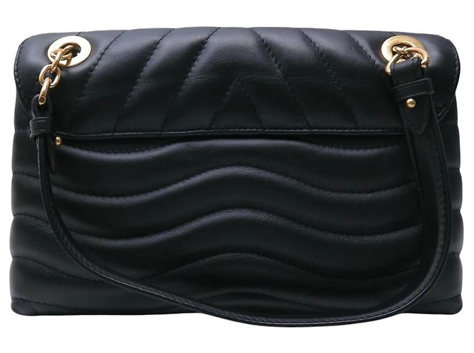 BOLSO LOUIS VUITTON NEW WAVE CHAIN MM M58552 EN CUERO NEGRO CON CORREA - vista 2
