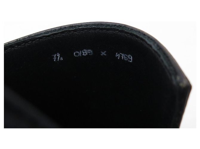 SCARPE BERLUTI ANDY DEMESURE 7.5 41.5 IN PELLE PATINATA CON FORME - vista 11
