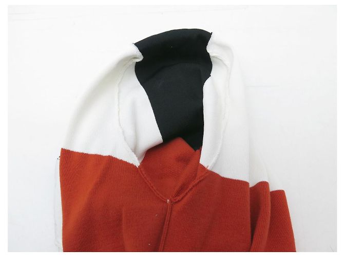 NUOVO ABITO LOUIS VUITTON ICONES CON CAPPUCCIO E MANICHE LUNGHE XS 34 - vista 4