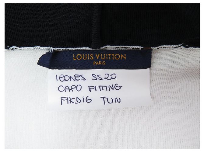 NUOVO ABITO LOUIS VUITTON ICONES CON CAPPUCCIO E MANICHE LUNGHE XS 34 - vista 6