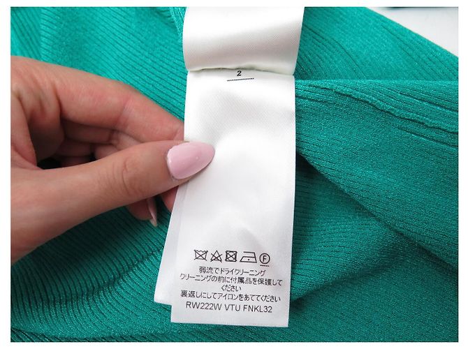 NEUER LOUIS VUITTON POLO FNKL32 S 36 SYNTHETIK GRÜNER SWEATSHIRT - Ansicht 9
