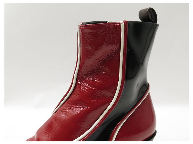 BOTAS ANKLE LOUIS VUITTON SANTIAG MATADOR 1A8CWF 38 COURO 1600E - vista 12