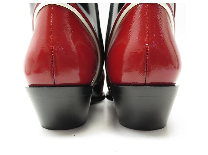 BOTAS ANKLE LOUIS VUITTON SANTIAG MATADOR 1A8CWF 38 COURO 1600E - vista 5