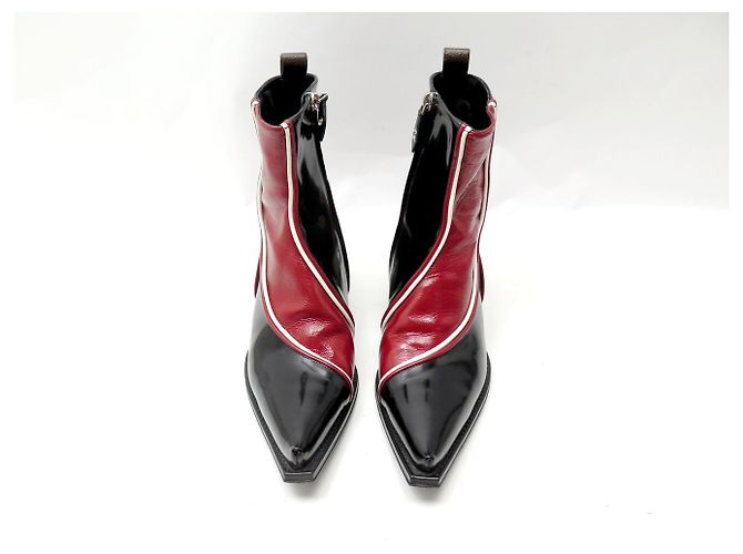 BOTAS ANKLE LOUIS VUITTON SANTIAG MATADOR 1A8CWF 38 COURO 1600E - vista 8