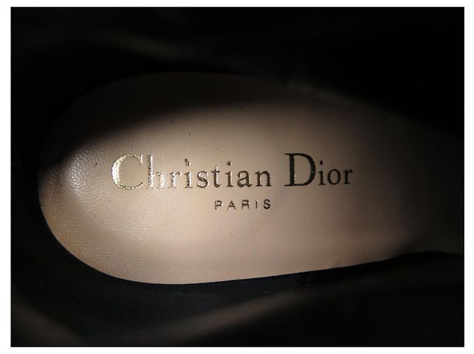 STIVALETTI DIOR LA BELLE D KCM184VVVS900 38 Camoscio NERO - vista 10