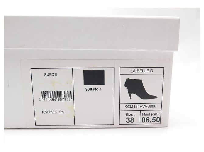 STIVALETTI DIOR LA BELLE D KCM184VVVS900 38 Camoscio NERO - vista 15