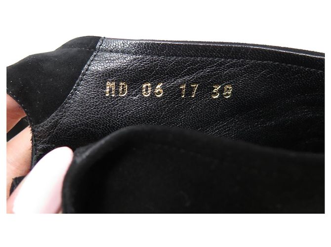 STIVALETTI DIOR LA BELLE D KCM184VVVS900 38 Camoscio NERO - vista 9