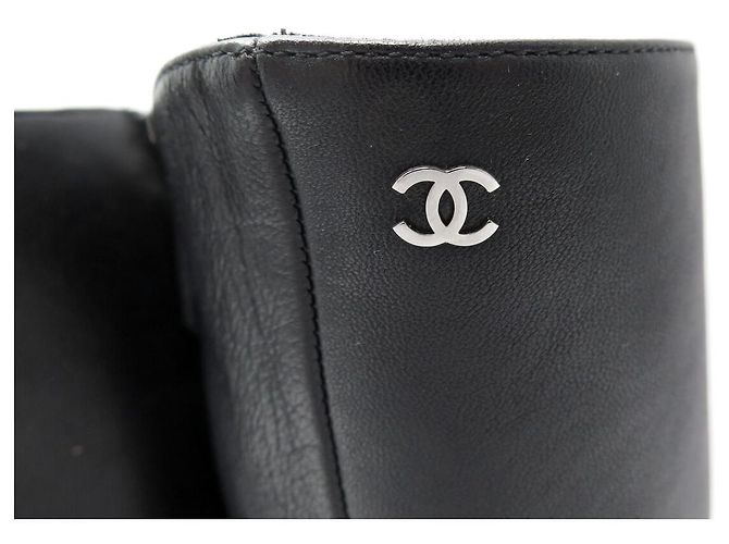 BOTINES CHANEL G29984 38 BOTAS DE CUERO NEGRO - vista 7