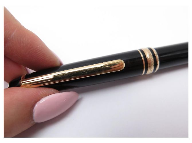 PENNA A BISSETTO MONTBLANC MEISTERSTÜCK PIX CLASSIC ORO MB10883 Nero - vista 13