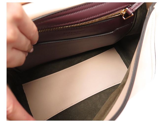 NUOVA BORSA A MANO GIVENCHY MYSTIC IN PELLE BEIGE A SPALLA - vista 10