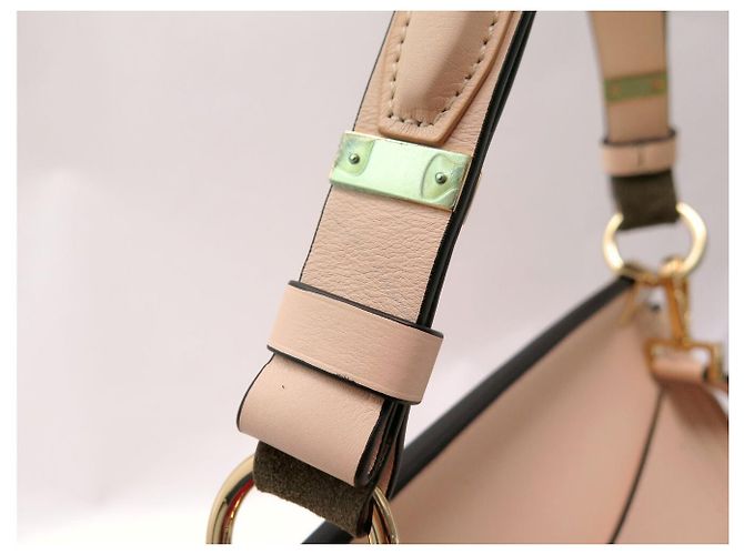 NUOVA BORSA A MANO GIVENCHY MYSTIC IN PELLE BEIGE A SPALLA - vista 18