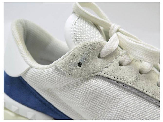 SNEAKERS VALENTINO GARAVANI NETRUNNER 42 TELA CAMELLO LOGO - vista 19