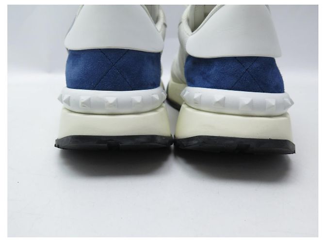 SNEAKERS VALENTINO GARAVANI NETRUNNER 42 TELA CAMELLO LOGO - vista 3