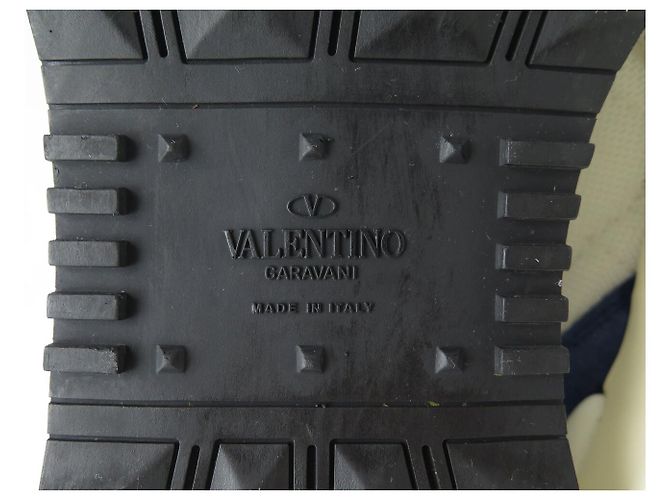 SNEAKERS VALENTINO GARAVANI NETRUNNER 42 TELA CAMELLO LOGO - vista 5