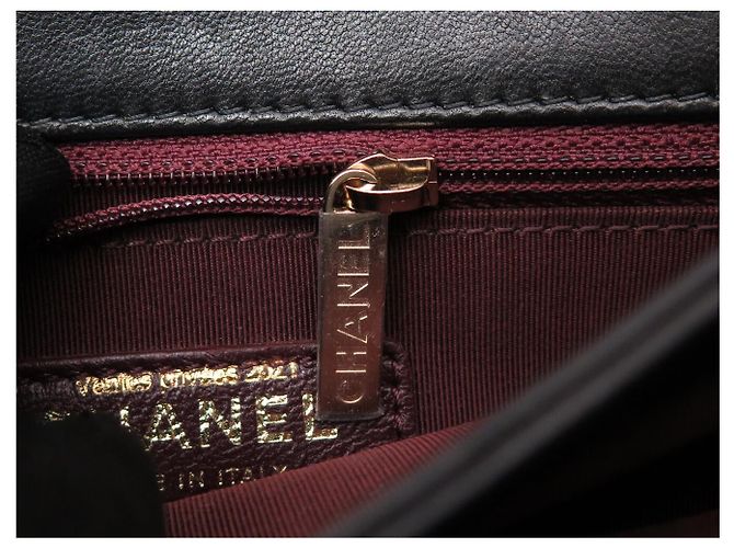 BORSA CHANEL SINGLE FLAP PELLE MATELASSÉ CHIUSURA 2 WAY Nero - vista 11