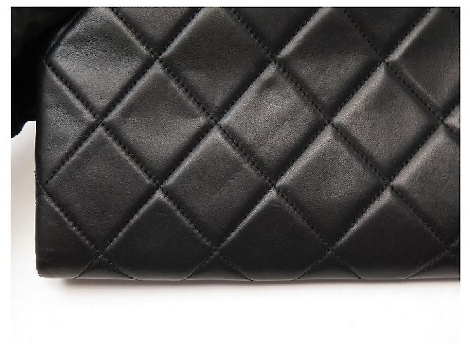 BORSA CHANEL SINGLE FLAP PELLE MATELASSÉ CHIUSURA 2 WAY Nero - vista 16