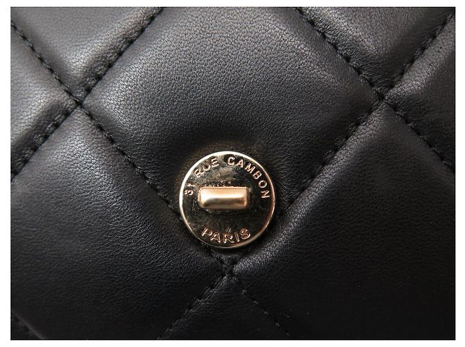 BORSA CHANEL SINGLE FLAP PELLE MATELASSÉ CHIUSURA 2 WAY Nero - vista 8