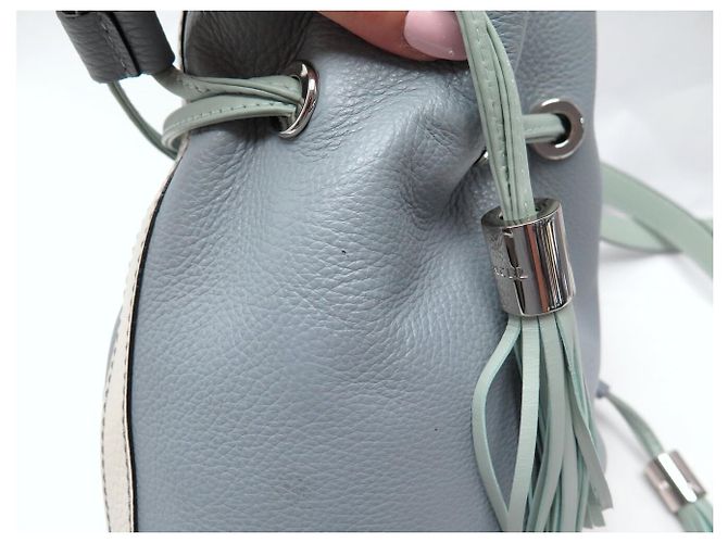 NUOVA BORSA LANCEL PREMIER FLIRT PM PELLE BLU GLACIER EDIZIONE LIMITATA - vista 18