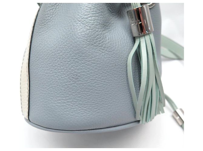 NUOVA BORSA LANCEL PREMIER FLIRT PM PELLE BLU GLACIER EDIZIONE LIMITATA - vista 19