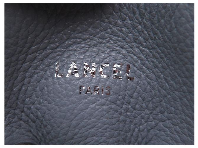 NUOVA BORSA LANCEL PREMIER FLIRT PM PELLE BLU GLACIER EDIZIONE LIMITATA - vista 7
