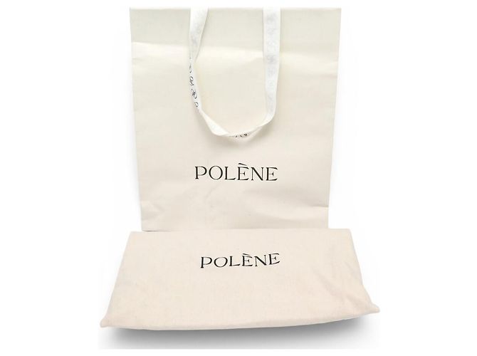 Polène NUOVA BORSA A SPALLA POLENE NODDE IN PELLE LISCIA TAUPE BORSA A MANO - vista 11