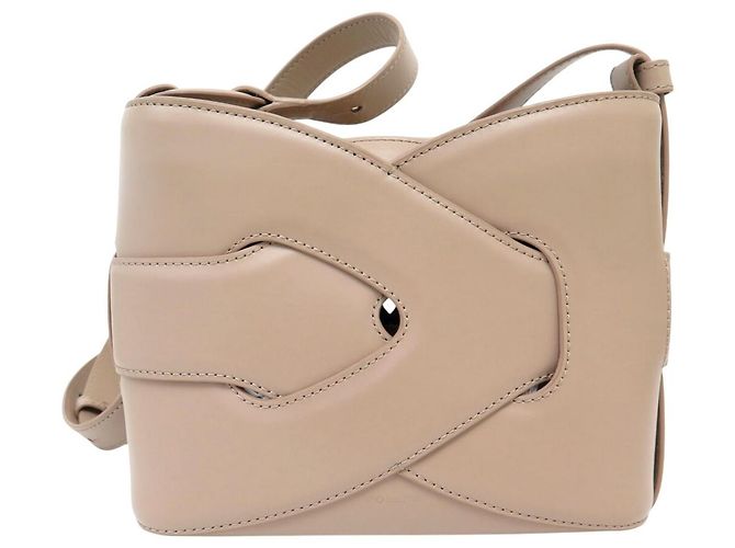 Polène NUOVA BORSA A SPALLA POLENE NODDE IN PELLE LISCIA TAUPE BORSA A MANO - vista 2