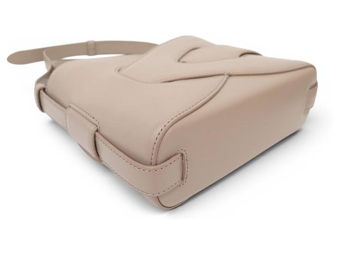 Polène NUOVA BORSA A SPALLA POLENE NODDE IN PELLE LISCIA TAUPE BORSA A MANO - vista 3